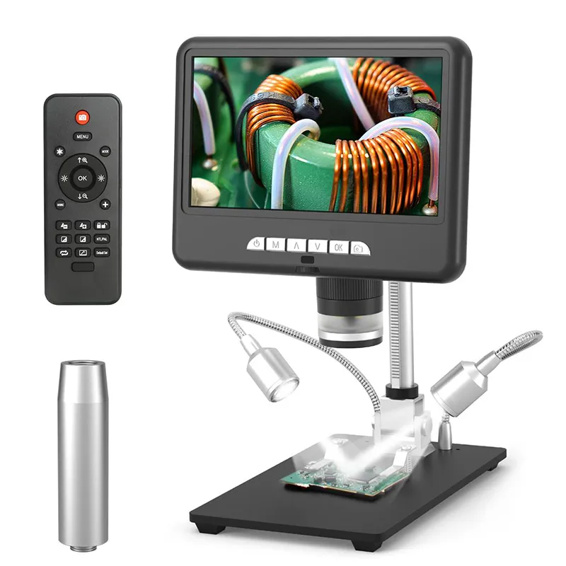 USB Digital Microscope with 7inch LCD Screen