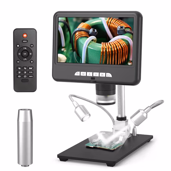 USB Digital Microscope with 7inch LCD Screen